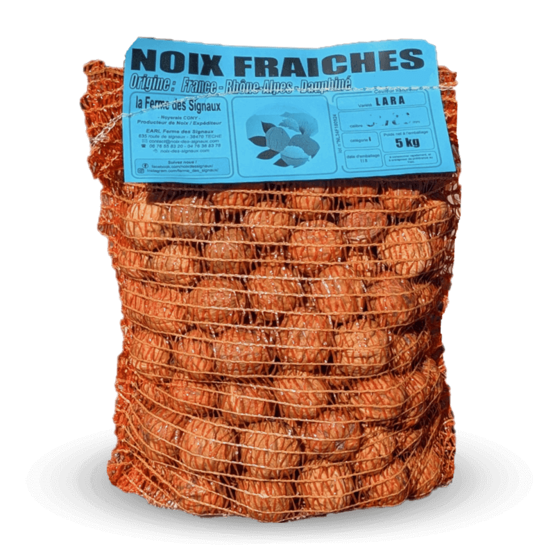 Noix fraîches variété Lara en filet de 5kg