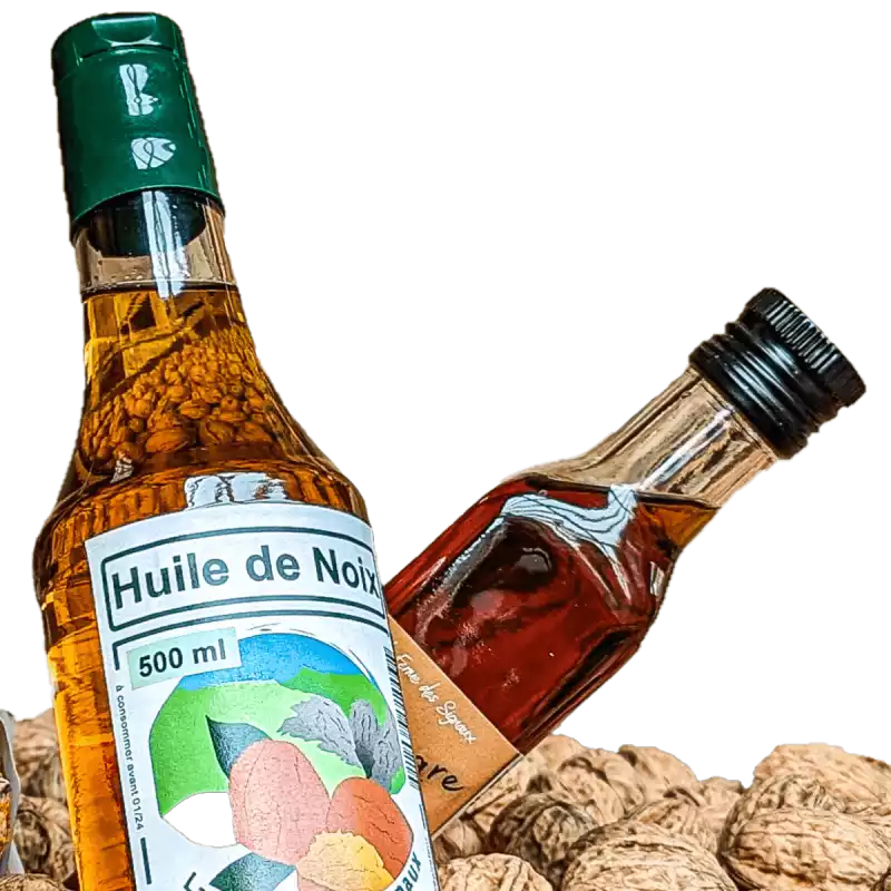 Huile et vinaigre de noix
